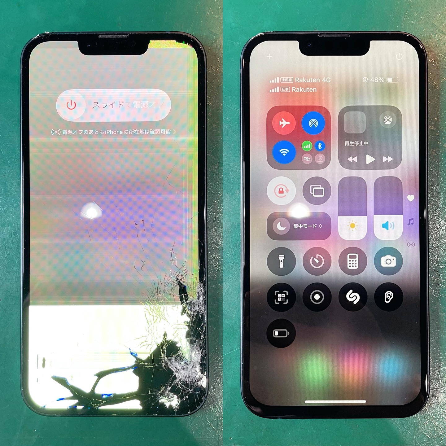 東郷町のS様がiPhone13の液晶破損で夜間緊急来店🆘
道路に落として、車に弾かれたようで、液晶が破損して、操作不能でした🥲
液晶を交換して無事に直りました👨🏻‍🔧
割れ防止のガラスフィルムも貼付しました👍
作業時間は約30分でした🪛

#名古屋 #緑区 #東郷町 #iPhone修理 #アイフォン修理 #iPhone13 #液晶破損 #Dapple #ダップル #24時間対応 #apple